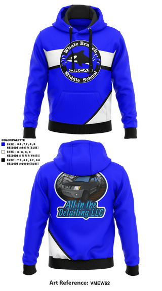 Hoodie, Whale Branch Middle School, , Teamtime, Team time, sublimation, custom sports apparel, team uniforms, spirit wear, spiritwear, sports uniforms, custom shirts, team store, custom team store, fundraiser sports, apparel fundraiser