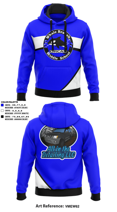 Whale Branch Middle School 47957479 Hoodie - 1