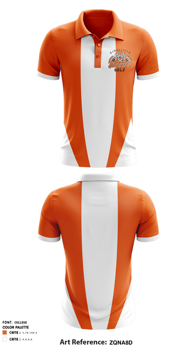 Ridgefield High School Golf 51090184 Short Sleeve Performance Polo - 1