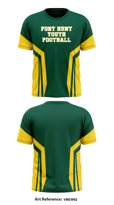 Short Sleeve Performance Shirt, Fort Hunt Youth Football, Football, Teamtime, Team time, sublimation, custom sports apparel, team uniforms, spirit wear, spiritwear, sports uniforms, custom shirts, team store, custom team store, fundraiser sports, apparel fundraiser