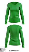 1/104 C Troop CrazyHorse 61270884 Women's Long Sleeve V-neck Shirt - 1