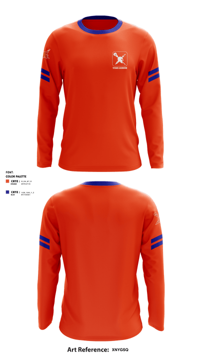 Titans Lacrosse 95091336 Long Sleeve Performance Shirt - 1