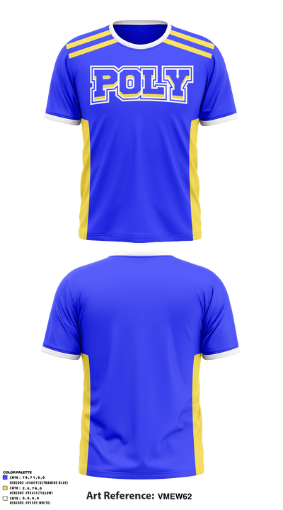 Poly High School 95418148 Short Sleeve Performance Shirt - 2