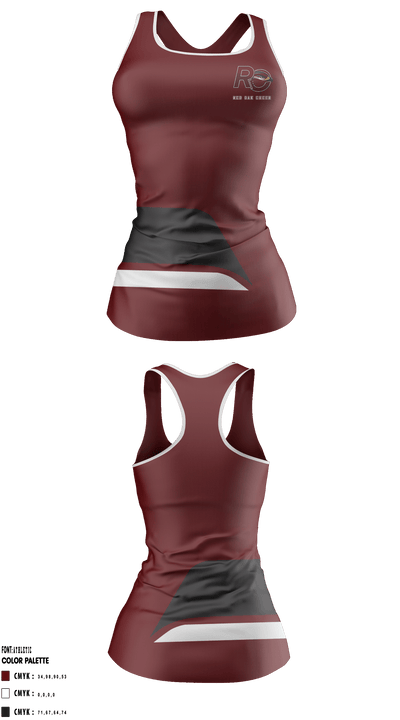 Red Oak High School Cheer 75416975 Tank Top - 1