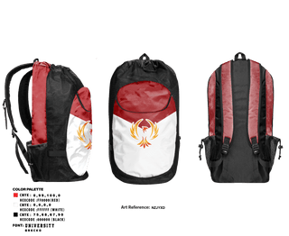 Gear Bag, Phoenix Youth Track Club, Track & Field, Teamtime, Team time, sublimation, custom sports apparel, team uniforms, spirit wear, spiritwear, sports uniforms, custom shirts, team store, custom team store, fundraiser sports, apparel fundraiser