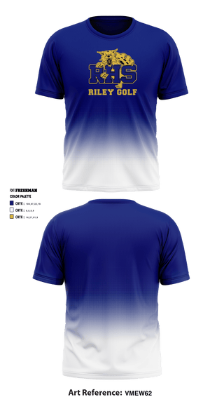 Short Sleeve Performance Shirt, Riley High School Golf, Golf, Teamtime, Team time, sublimation, custom sports apparel, team uniforms, spirit wear, spiritwear, sports uniforms, custom shirts, team store, custom team store, fundraiser sports, apparel fundraiser