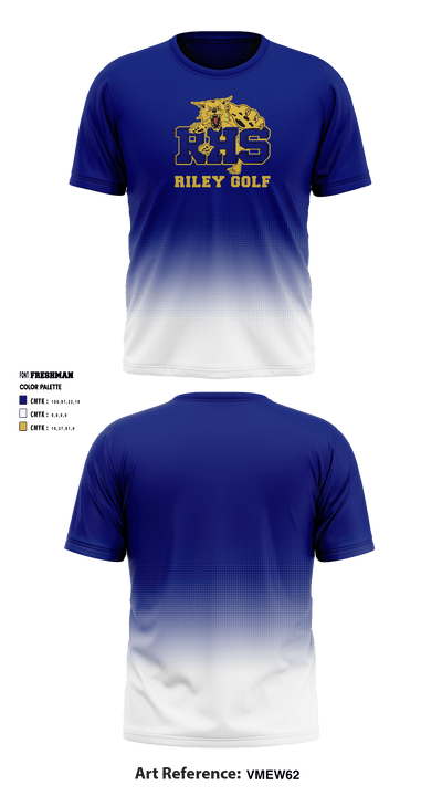 Riley High School Golf 80063766 Short Sleeve Performance Shirt - 2