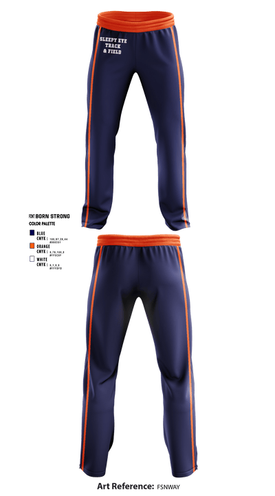 Sleepy Eye High School Track 6293741 Sweatpants - 1