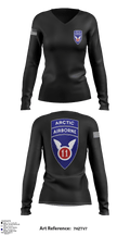 11th Airborne Division 20020731 Women's Long Sleeve V-neck Shirt - 1