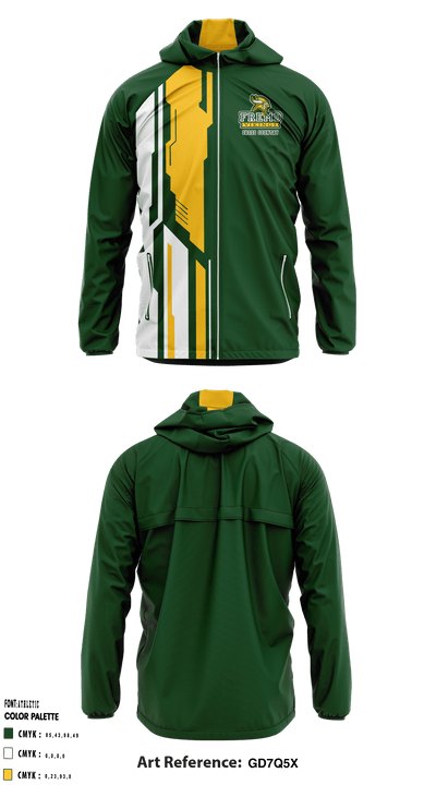 William Fremd High School Cross Country 20605148 Windbreaker - 1