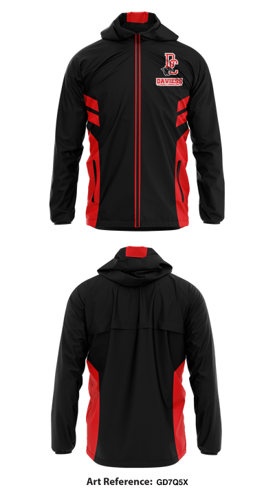 Daviess County Wrestling 27022812 Windbreaker - 1