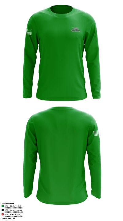 1/104 C Troop CrazyHorse 61270884 Long Sleeve Performance Shirt - 1