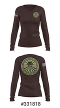 FDACS-OALE Group 4 90195814 Women's Long Sleeve V-neck Shirt - 46