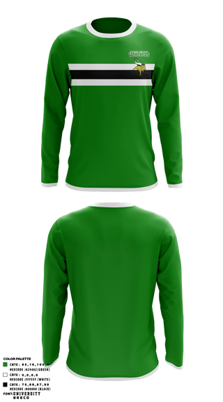 Long Sleeve Performance Shirt, North Stokes Vikings, Golf, Teamtime, Team time, sublimation, custom sports apparel, team uniforms, spirit wear, spiritwear, sports uniforms, custom shirts, team store, custom team store, fundraiser sports, apparel fundraiser