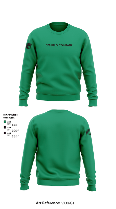 3/8 kilo company 40325428 Crew Neck Sweatshirt - 1