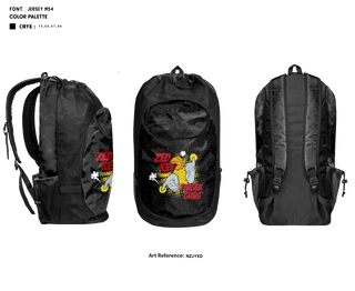 Gear Bag, Zed Key Finger Guns, Men's Basketball, Teamtime, Team time, sublimation, custom sports apparel, team uniforms, spirit wear, spiritwear, sports uniforms, custom shirts, team store, custom team store, fundraiser sports, apparel fundraiser