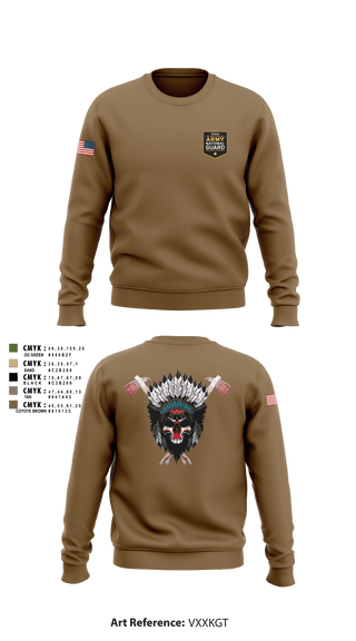 Crew Neck Sweatshirt, , Army, Teamtime, Team time, sublimation, custom sports apparel, team uniforms, spirit wear, spiritwear, sports uniforms, custom shirts, team store, custom team store, fundraiser sports, apparel fundraiser