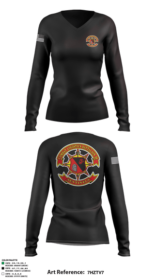 Women's Long Sleeve Vneck Shirt, , Navy, Teamtime, Team time, sublimation, custom sports apparel, team uniforms, spirit wear, spiritwear, sports uniforms, custom shirts, team store, custom team store, fundraiser sports, apparel fundraiser