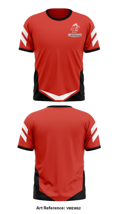 Boyd County Golf 22778362 Short Sleeve Performance Shirt - 1