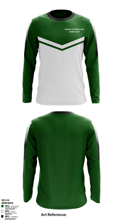 Borough Of Franklin Lakes Summer Camp 29325070 Long Sleeve Performance Shirt - 1