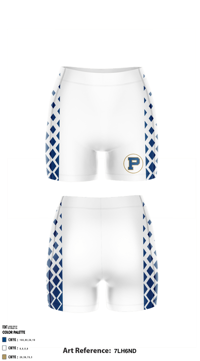 Principia College Women's Volleyball 48860695 Compression Shorts - 2