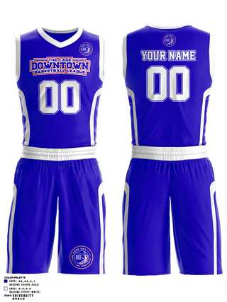 Basketball Uniform, The Cage Downtown Basketball League, Men's Basketball, Teamtime, Team time, sublimation, custom sports apparel, team uniforms, spirit wear, spiritwear, sports uniforms, custom shirts, team store, custom team store, fundraiser sports, apparel fundraiser