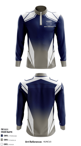 Quarter Zip Jacket, Oceanside High School Basketball, Men's Basketball, Teamtime, Team time, sublimation, custom sports apparel, team uniforms, spirit wear, spiritwear, sports uniforms, custom shirts, team store, custom team store, fundraiser sports, apparel fundraiser