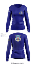 72nd support squadron 35073381 Women's Long Sleeve V-neck Shirt - 1
