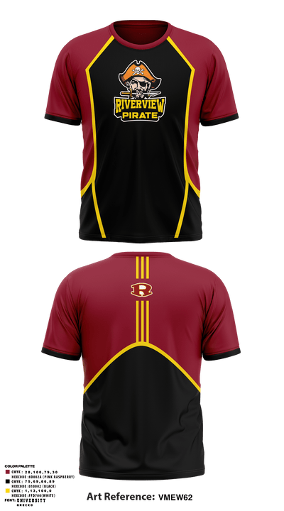 Riverview 97113639 Short Sleeve Performance Shirt - 6