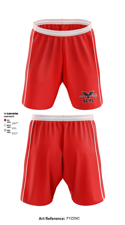 Smyrna/Clayton Youth Lacrosse 17819738 Athletic Shorts With Pockets - 1