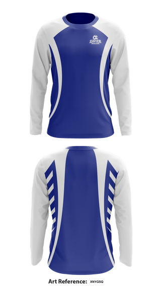 Long Sleeve Performance Shirt, Xavier High School Soccer, Men's Soccer, Teamtime, Team time, sublimation, custom sports apparel, team uniforms, spirit wear, spiritwear, sports uniforms, custom shirts, team store, custom team store, fundraiser sports, apparel fundraiser