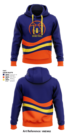 Hoodie, Illinois Impact Basketball, Men's Basketball, Teamtime, Team time, sublimation, custom sports apparel, team uniforms, spirit wear, spiritwear, sports uniforms, custom shirts, team store, custom team store, fundraiser sports, apparel fundraiser