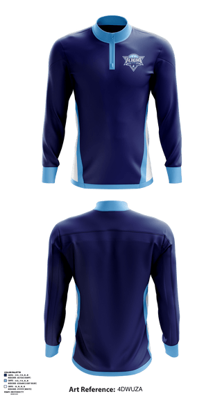 Quarter Zip Jacket, Palo Alto Flight, Men's Basketball, Teamtime, Team time, sublimation, custom sports apparel, team uniforms, spirit wear, spiritwear, sports uniforms, custom shirts, team store, custom team store, fundraiser sports, apparel fundraiser