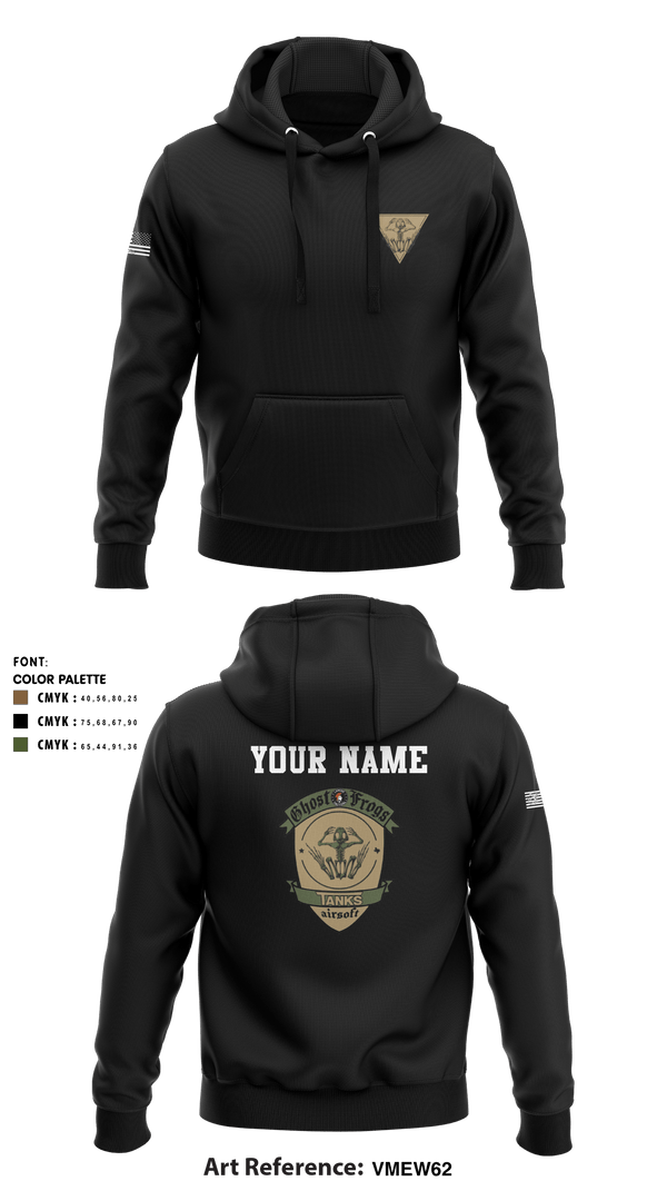 Hoodie, Ghost Frogs, Golf, Teamtime, Team time, sublimation, custom sports apparel, team uniforms, spirit wear, spiritwear, sports uniforms, custom shirts, team store, custom team store, fundraiser sports, apparel fundraiser