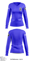 GHOST LEGAL 84434503 Women's Long Sleeve V-neck Shirt - 2