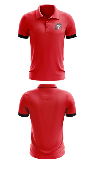 Castleberry High School Cheer 36149140 Short Sleeve Performance Polo - 1