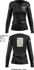 USS John P. Murtha 4940158 Women's Long Sleeve V-neck Shirt - 1