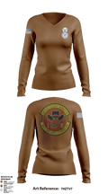 341 SFS 38548013 Women's Long Sleeve V-neck Shirt - 1