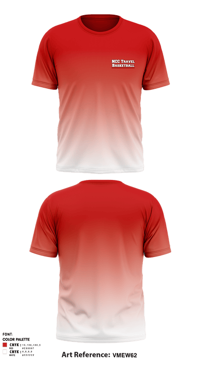 NCC Travel Basketball 71979699 Short Sleeve Shooting Shirt - 1
