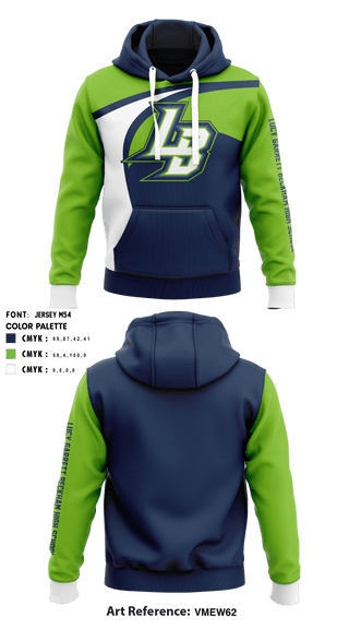 Hoodie, Lucy Garrett Beckham High School Swimming, School Spirit Store, Teamtime, Team time, sublimation, custom sports apparel, team uniforms, spirit wear, spiritwear, sports uniforms, custom shirts, team store, custom team store, fundraiser sports, apparel fundraiser