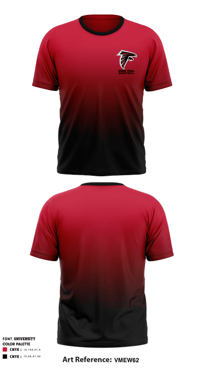 Osage Trail Middle School Basketball 76478763 Short Sleeve Performance Shirt - 1