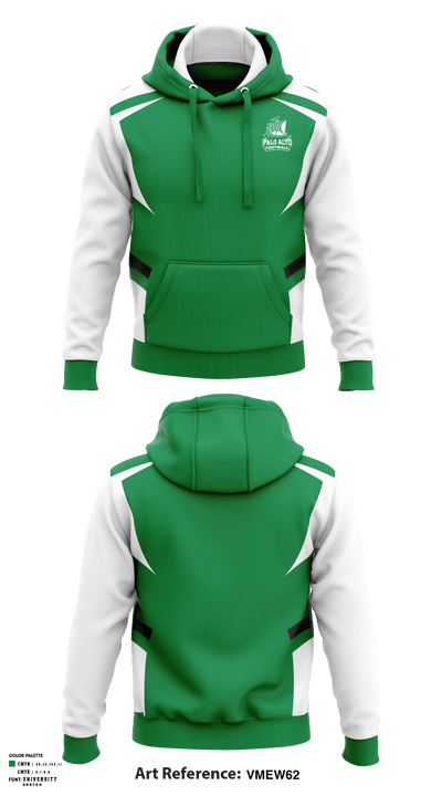 Palo Alto High School Football 74220042 Hoodie - 1