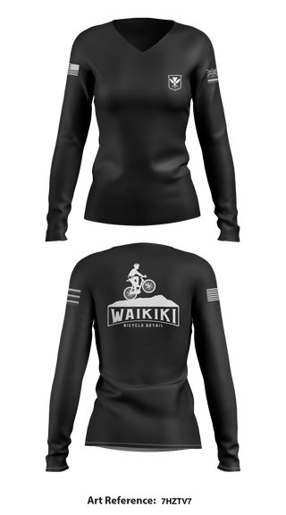Women's Long Sleeve Vneck Shirt, , Police, Teamtime, Team time, sublimation, custom sports apparel, team uniforms, spirit wear, spiritwear, sports uniforms, custom shirts, team store, custom team store, fundraiser sports, apparel fundraiser