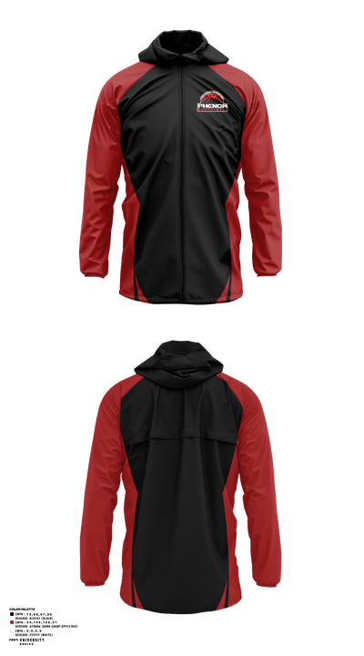 Phenom Basketball 73249829 Extended Waterproof Fleece Jacket - 1