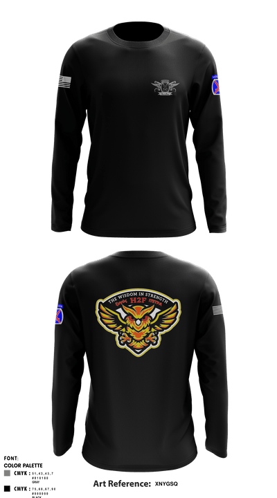 10th CAB H2F 35470377 Long Sleeve Performance Shirt - 8