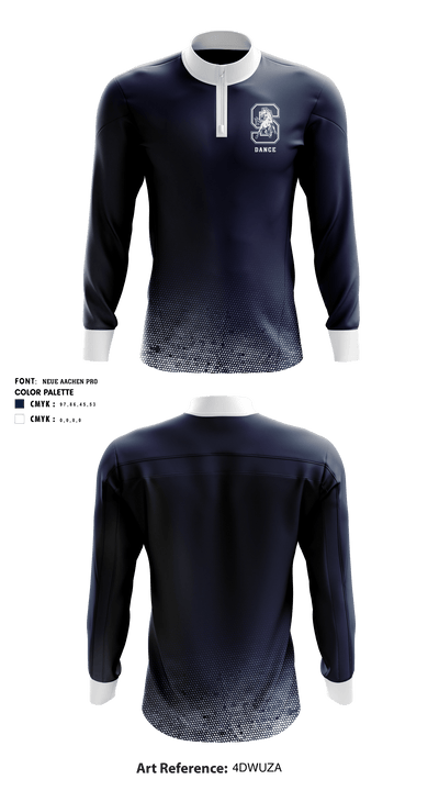 Silver High School Dance 12737840 Quarter Zip Jacket - 1