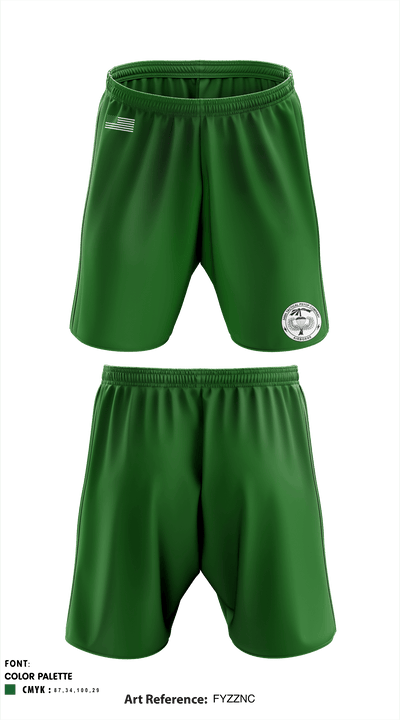 345th TPC(A) 54143111 Athletic Shorts With Pockets - 1