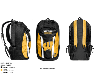 Gear Bag, Wantagh Gymnastics, School Spirit Store, Teamtime, Team time, sublimation, custom sports apparel, team uniforms, spirit wear, spiritwear, sports uniforms, custom shirts, team store, custom team store, fundraiser sports, apparel fundraiser