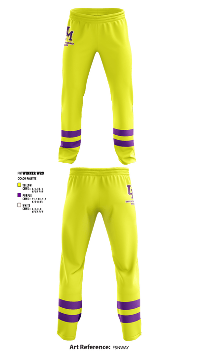 Upper Moreland bears 75724945 Sweatpants - 1