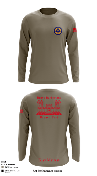 Long Sleeve Performance Shirt, , National Guard, Teamtime, Team time, sublimation, custom sports apparel, team uniforms, spirit wear, spiritwear, sports uniforms, custom shirts, team store, custom team store, fundraiser sports, apparel fundraiser